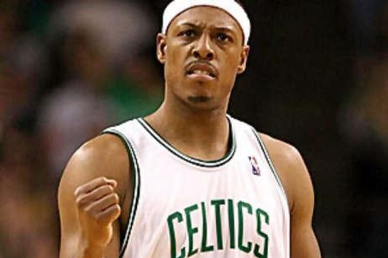 Paul Pierce was the man in form for the Boston Celtics.