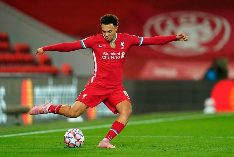 Trent Alexander-Arnold - 8: The main source of Liverpool’s threat. Consistently superb delivery. Crucial role in creating the opening goal and provided the defence-splitting pass that allowed Salah to earn the penalty. EPA