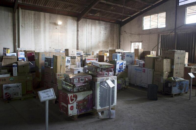 Jumia's enormous warehouse stocks everything from kitchen utensils to books. Joe Penney / Reuters
