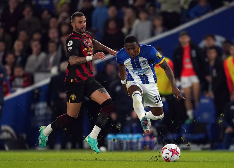 Pervis Estupinan - 7. Almost scored his second goal for Brighton with a long-range effort that had Ortega worried. Kept Mahrez very quiet on the left wing. PA