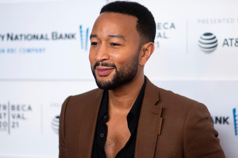 John Legend attends the screening for 'Legend of the Underground' during the 2021 Tribeca Film Festival at Brookfield Place on Thursday, June 10, 2021. AP
