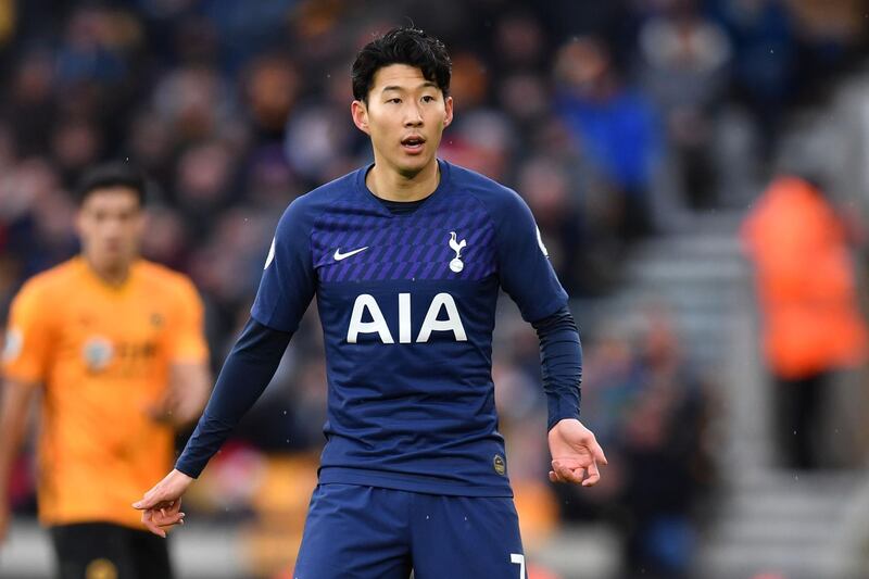 Tottenham Hotspur's South Korean striker Son Heung-min. AFP