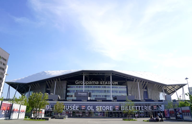 The Groupama Stadium in Lyon will host football games at the Paris Games. PA