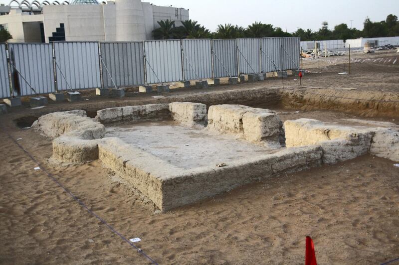 The early Islamic mosque in Al Ain. Courtesy DCT Abu Dhabi