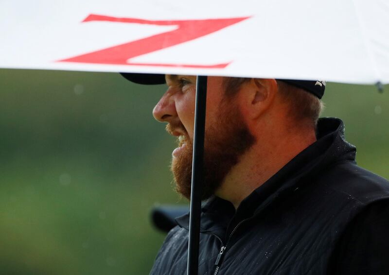 Lowry on the 5th hole during the final round. Reuters