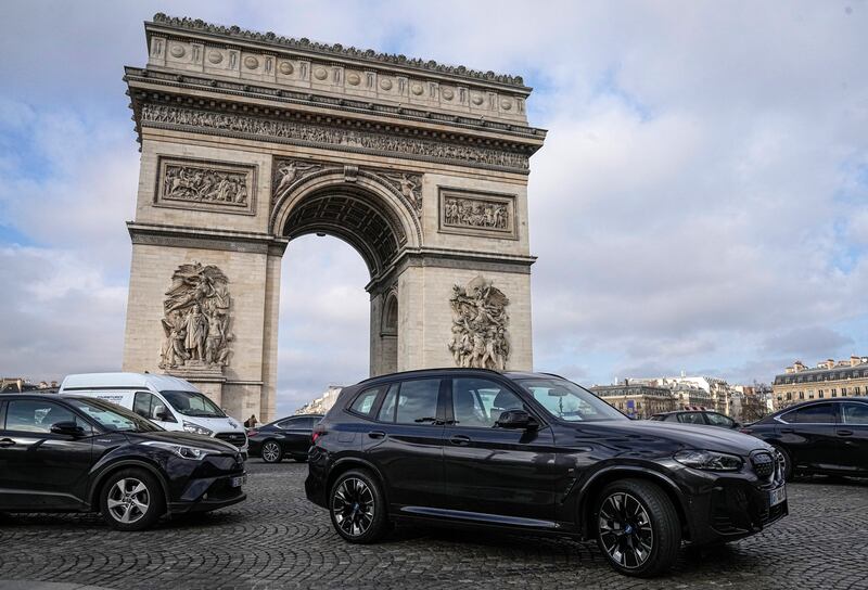 SUV drivers will be charged €225 for parking in Paris, under the new rules. AP