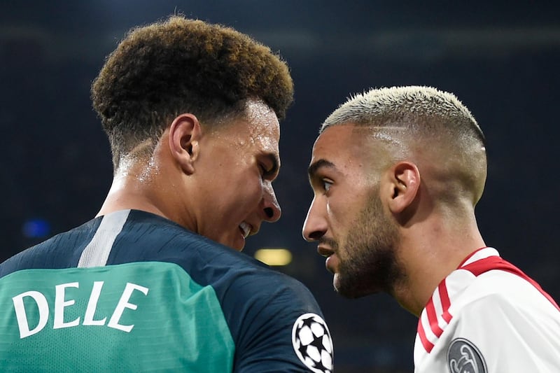 Dele Alli: 7/10. Played the final pass for two of Moura's three goals and always looking to take the game to Ajax. AFP