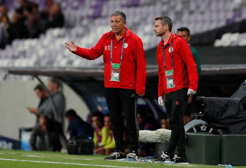 Soccer Football - Club World Cup - Al Jazira v Auckland City FC - Hazza Bin Zayed Stadium, Al Ain City, United Arab Emirates - December 6, 2017   Al Jazira coach Henk ten Cate               REUTERS/Matthew Childs