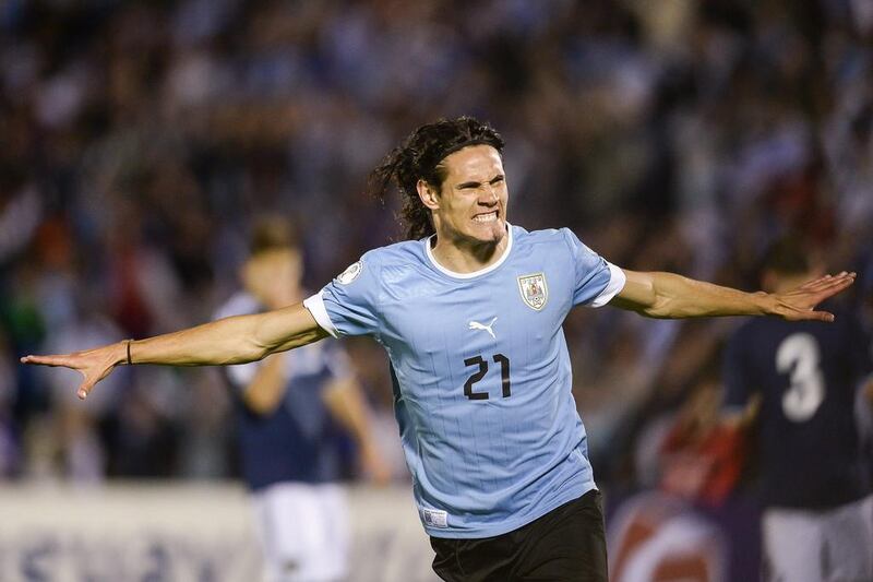 Edinson Cavani scored 16 goals in 30 Ligue 1 matches for Paris Saint-Germain this season. Buda Mendes / Getty Images