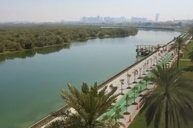 The new promenade at Al Gurm Corniche. Courtesy: Abu Dhabi Media Office