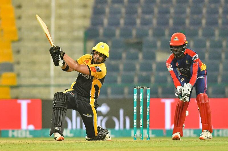 Peshawar Zalmi ended Karachi Kings' hopes of retaining the Pakistan Super League title with victory in Abu Dhabi on Monday, thanks largely to the destructive batting of Hazratullah Zazai. Courtesy PSL