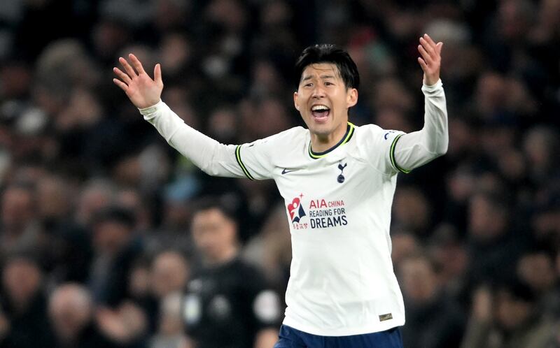 Son Heung-Min – 6. After side-footing a chance of an equaliser wide of the target, Son linked well with Kane to put Spurs on level terms.  EPA