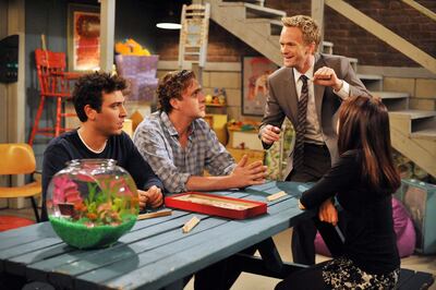 "I Heart N.J." -- Tired of spending most of his time on the train commuting to Stella’s  in New Jersey, Ted (Josh Radnor, right) convinces the group,  Marshall (Jason Segel), and Lily (Alyson Hannigan, right), to hang out at Stella’s place one night, on HOW I MET YOUR MOTHER, October, 6 (8:30-9:00 PM, ET) on the CBS Television Network. 

Photo: Eric McCandless/FOX
©2008 Fox Television. All Rights Reserved.
