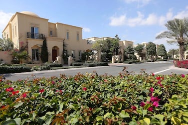 A number of areas such as Dubai Hills Estate, Palm Jumeirah, Arabian Ranches and Damac Hills among others reported higher sales of ready villas/townhouses in the first quarter, according to Property Finder.  Pawan Singh / The National