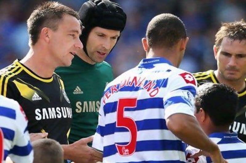 Ferdinand ignored Terry's extended hand.