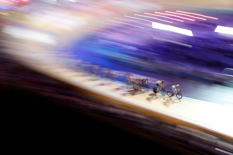 A general view during the six-day men's race at the Lee Valley Velo Park, Queen Elizabeth Olympic Park, London. Reuters