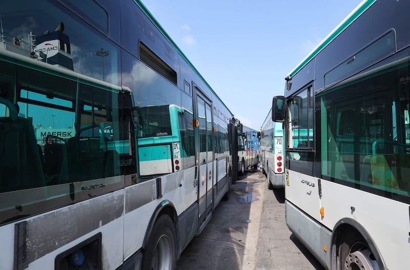 But French officials say 'the expansion of the project will depend on the success of this pilot phase and the ability of the Lebanese authorities to improve the public transport network with these 50 buses'.