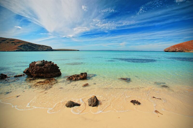 10. The protected Balandra Beach in Mexico's Baja California Sur has pool-like water. Getty Images