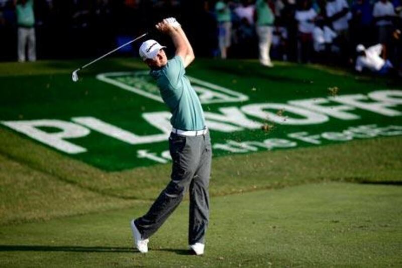 Justin Rose is sharing the lead with Brandt Snedeker after round three of the US PGA Tour Championship.