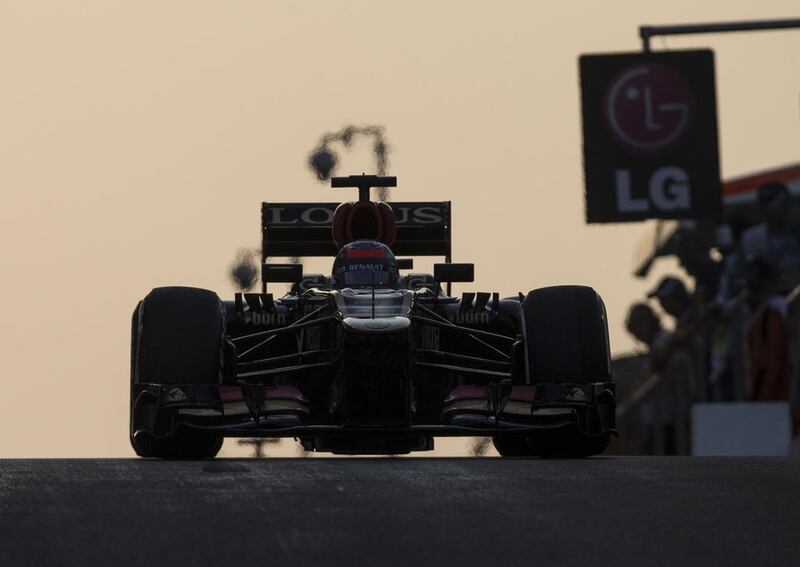 The bloom is definitely off at Lotus for Kimi Raikkonen. The former world champion says the team has not paid him all year and that he will consider skipping the final two events of the season. Raikkonen comes to Abu Dhabi as the defending champion of the race at Yas Marina Circuit. Christopher Pike / The National