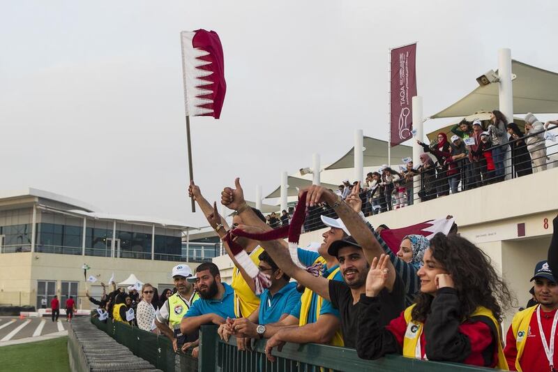 Besides being overall winners, the Qatari girls also won the final race on Friday by achieving 101 laps in 3 hours with a best lap time of 88.4 seconds. The Qatari boys came a close second today in the final race and also achieved 101 laps with a best lap time of 90.23 seconds. Mona Al-Marzooqi / The National