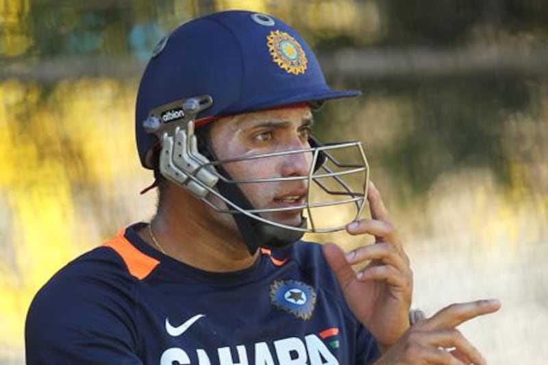 Indian batsmen VVS Laxman attends a practice session ahead of the third cricket test match against Australia in Perth on January 12, 2012. IMAGE STRICTLY RESTRICTED TO EDITORIAL USE-STRICTLY NO COMMERCIAL USE AFP PHOTO/Tony ASHBY