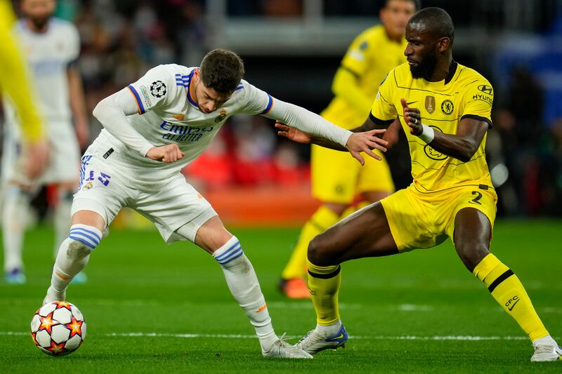 Federico Valverde 7. Outclassed by better opponents, then shot over on 62 minutes as Madrid tried to get a foothold. Cleared a 70th minute free-kick and got better and better in the second half. 
AP