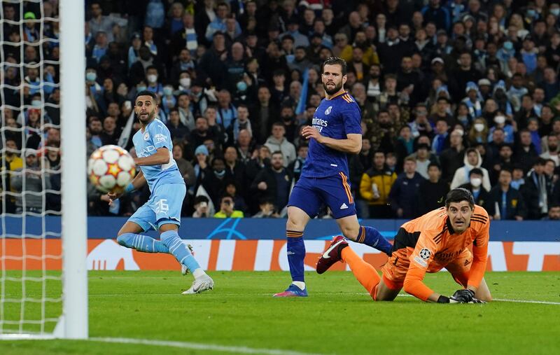 Riyad Mahrez - 8: Driving run and cracking ball into box to set-up De Bruyne’s opener but left manager Pep Guardiola going ballistic on touchline when he shot into side netting with teammates waiting for pass in middle. Hit post with glorious chance just after break and clipped another shot across face goal after mazy run. PA