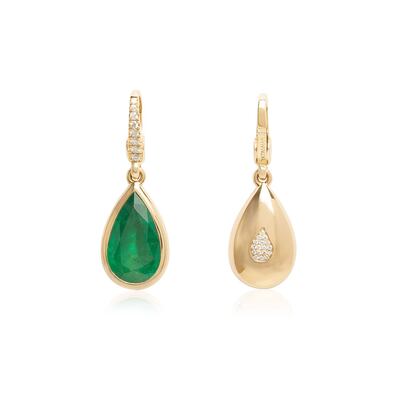 Earrings by jewellery house Yataghan, which is taking part in the Saudi 100 Brands showroom. Photo: Yataghan