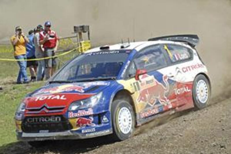 Sebastien Loeb was today stripped of his win at the Rally of Australia because the FIA ruled the front anti-roll bar links on his and his Citroen teammates' cars did not conform to regulations.