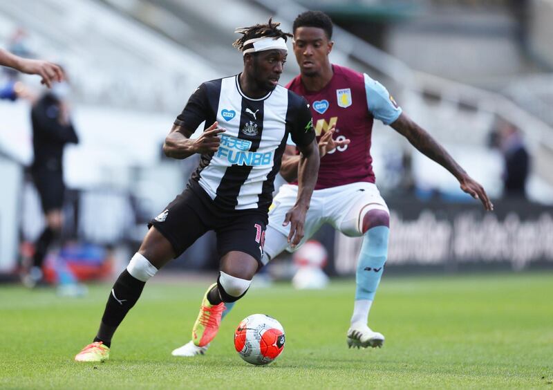 Allan Saint-Maximin - 8: Once again Newcastle's biggest attacking threat, produced lovely pieces of skill and ran hard at Villa defence. Reuters