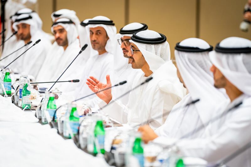 Sheikh Abdullah also co-chaired the event.