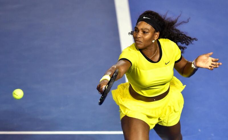 Serena Williams will not be competing in Dubai this year. Peter Parks / AFP 