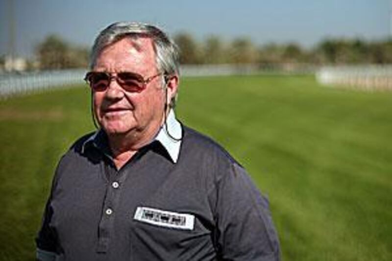 at Buckley, pictured at the Abu Dhabi Equestrian Club, where he is director of racing, says the quality of local Purebreds has improved.