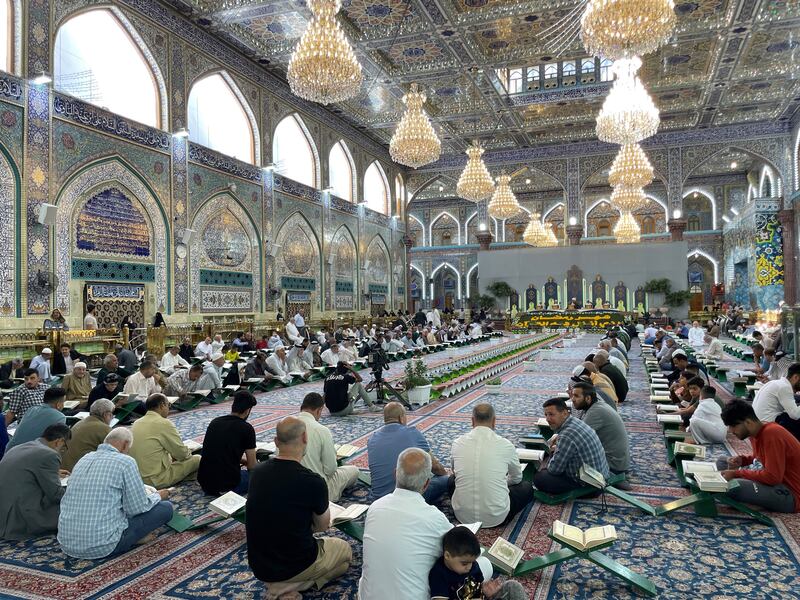 Karbala attracts many worshippers during Ramadan