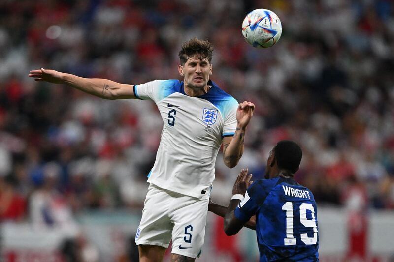 John Stones 7: Last man and alert to Pulisic as the US pressed in the first half. Passed to Maguire, who passed back to him, then Stones passed back to Maguire, who passed back to him. Ad infinitum. But they defended well. AFP