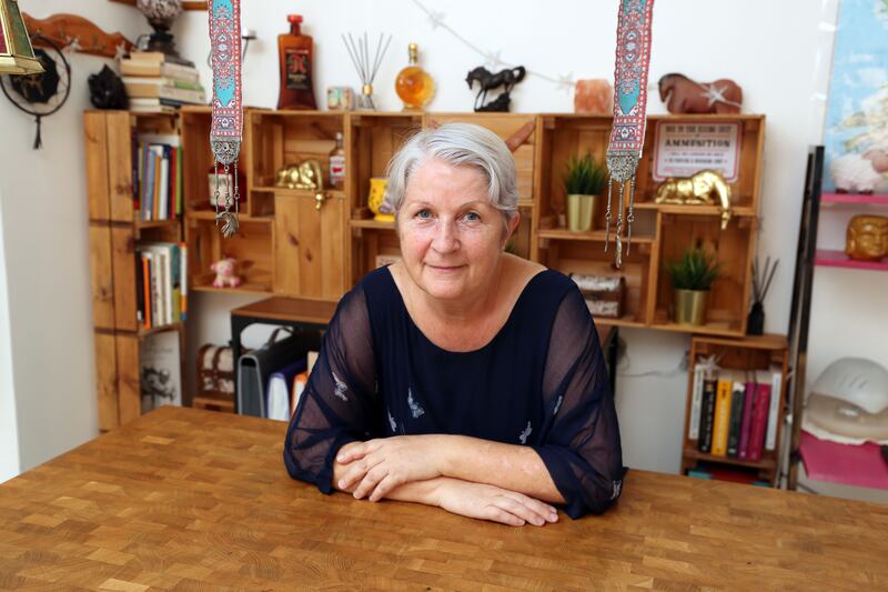 Equine nurse Trish Finn has lived in her Bur Dubai flat since 2000. All photos: Chris Whiteoak / The National