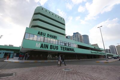 The Abu Dhabi Central Bus Station. Fatima Al Marzooqi / The National