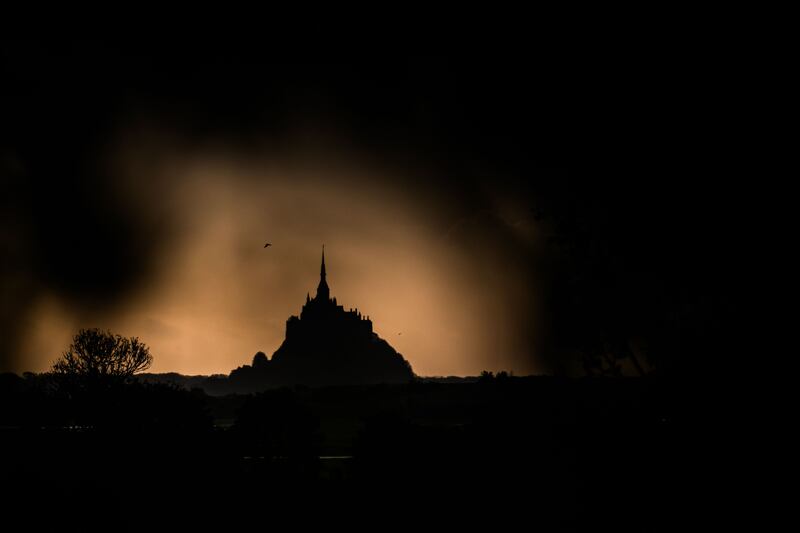 A picture of Mont-Saint-Michel, France. AFP
