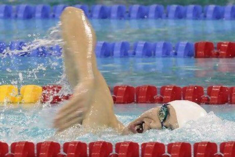 Before the event started Sun Yang thought he would struggle but he was 12 seconds ahead of his compatriot Hao Yun in the 400m freestyle.