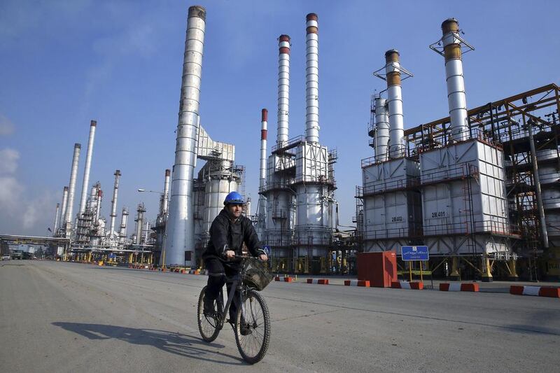Renewed US sanctions on the Iranian regime have savaged the countries vital oil industry. AP
