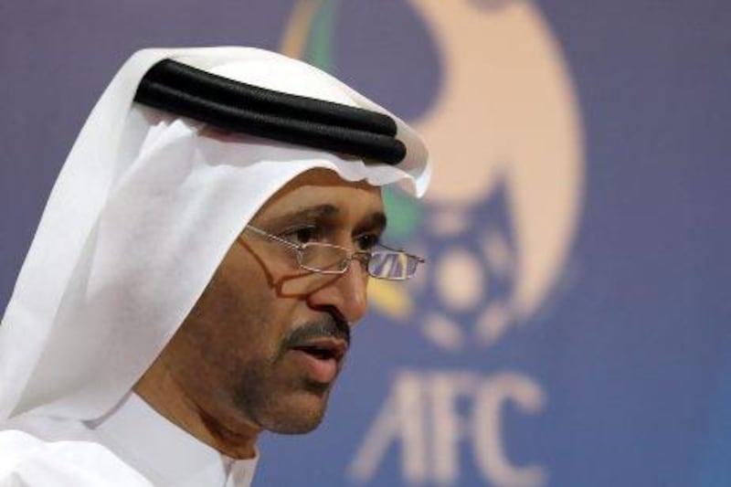 UAE football chief Yousuf Al Sarkal is running for Asian Football Confederation president and like goal-line technology. Ali Haider / EPA