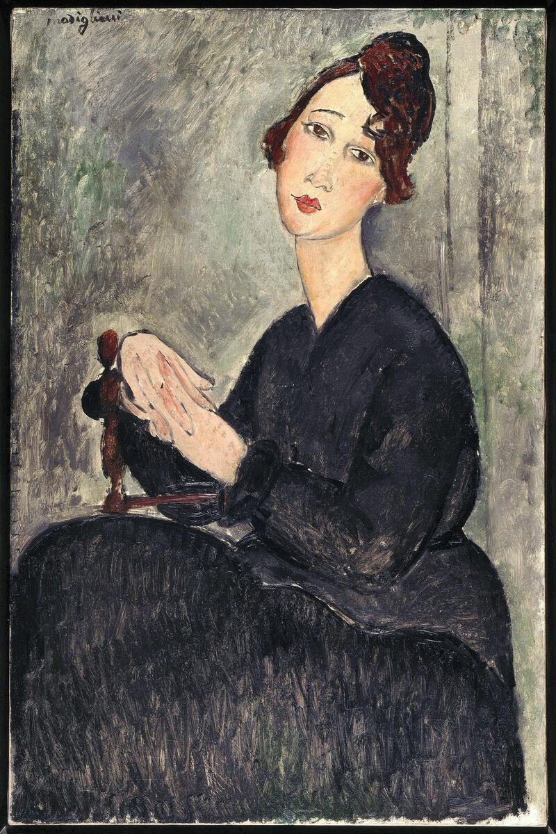 'Portrait of Dedie' of Amedeo Modigliani (Odette Hayden), 1918. Courtesy of Service de la documentation photographique du MNAM, Centre Pompidou