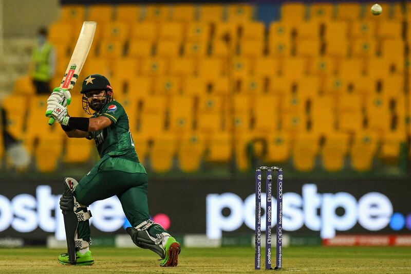 Pakistan's Mohammad Rizwan scored a fifty on Tuesday. AFP