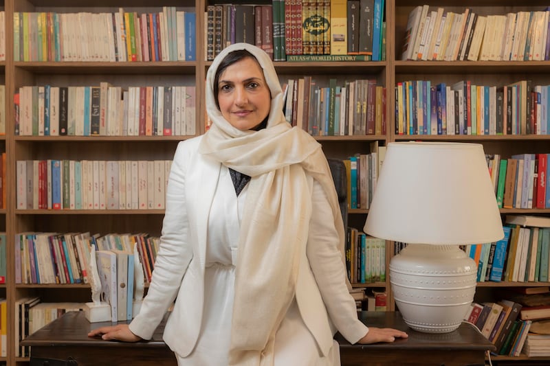 Journalist and author Reem Alkamali says she didn’t expect the book to be nominated for the International Prize for Arabic Fiction. Antonie Robertson / The National