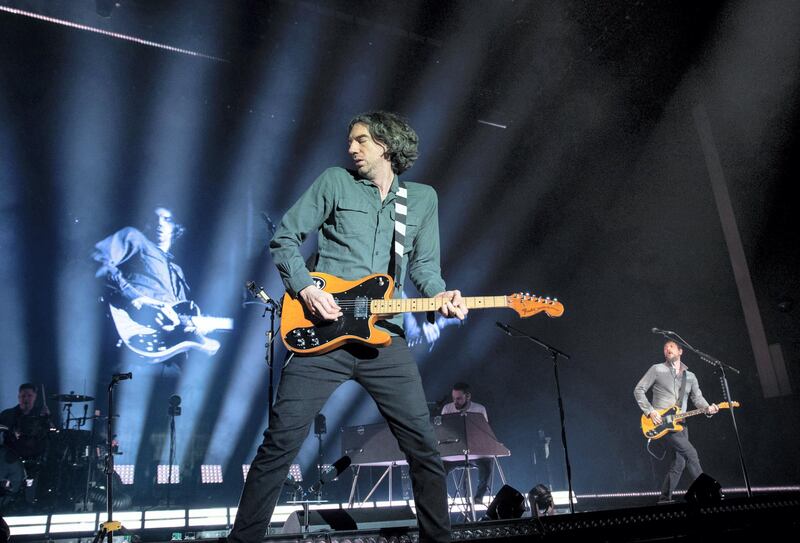 Mandatory Credit: Photo by Dan Reid/REX/Shutterstock (10075252y)
Gary Lightbody - Snow Patrol
Snow Patrol in concert, Bournemouth, UK - 27 Jan 2019