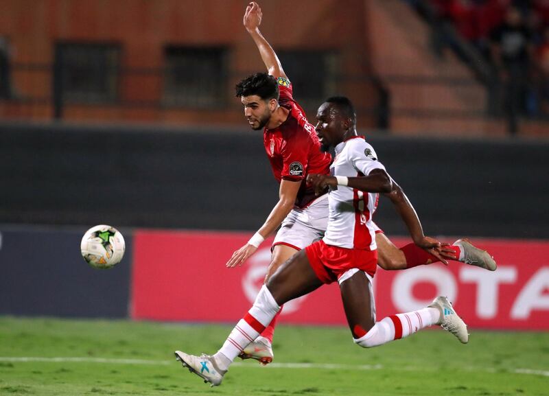 More action from the Al Ahly vs Horoya football match. Reuters