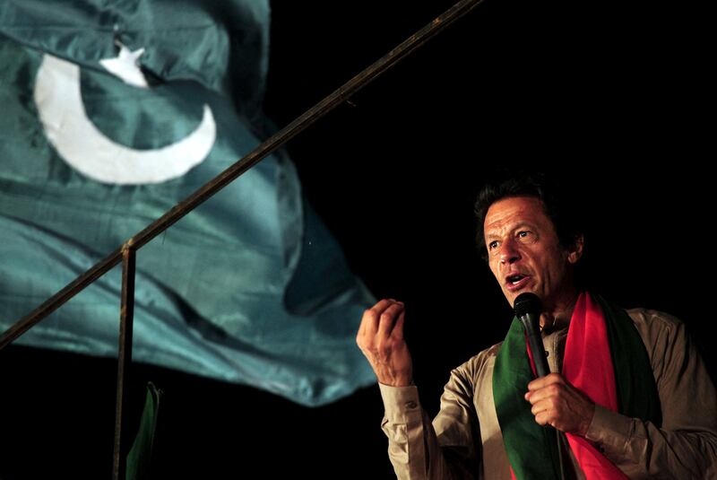 Imran Khan was ousted as Pakistan prime minister by a no-confidence motion in parliament late on Saturday. AFP