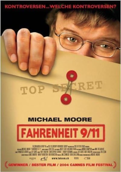 Michael Moore's Fahrenheit 9/11. Photo: Lions Gate Films