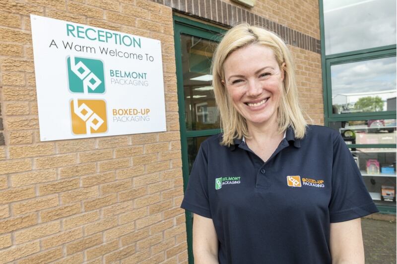 Kate Hulley, chief executive of Belmont Packaging in Wigan, England, first introduced a four-day week for some staff in 2019, before rolling it out across the company last September. Photo: Belmont Packaging